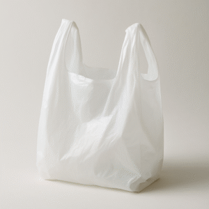 White Shoppers Plastic Carrier Bags