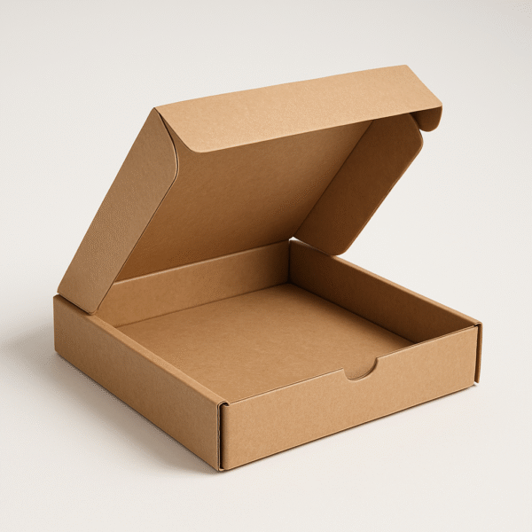 9x9x2 Inch E-commerce Shipping Box – Mailer Style Kraft Box for Clothing, Accessories & Medium Orders - Image 2
