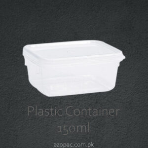 Plastic Container Transparent – 150ml