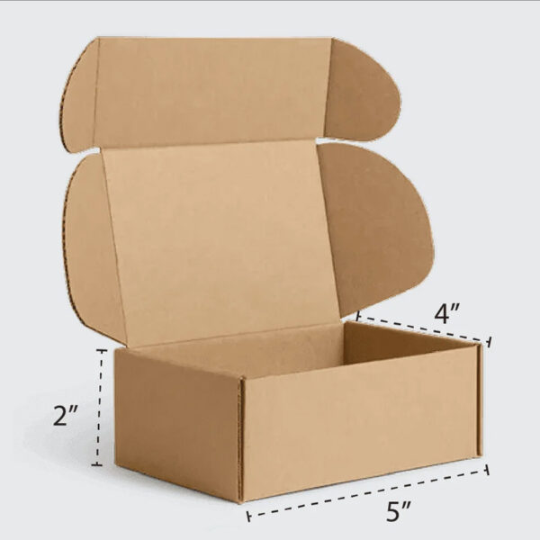 5x4x2 Inch Mini Kraft Shipping Box – Eco-Friendly Packaging for Jewelry, Gifts & Small Items - Image 2