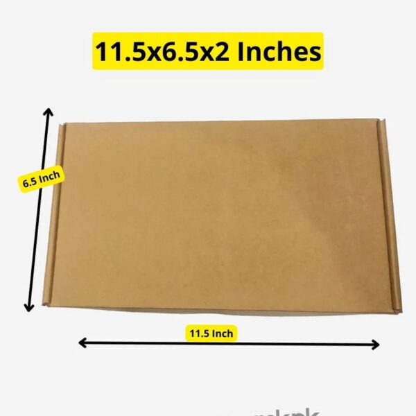 11.5x6.5x2 Inch E-commerce Shipping Box – Durable Kraft Mailer for Online Orders & Courier Packaging - Image 2