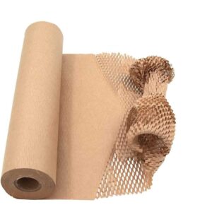 12” Honeycomb Kraft Paper Roll – Eco-Friendly Protective Packaging