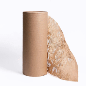 20” Honeycomb Wrap Roll – Sustainable Kraft Paper for Shipping & Gifts