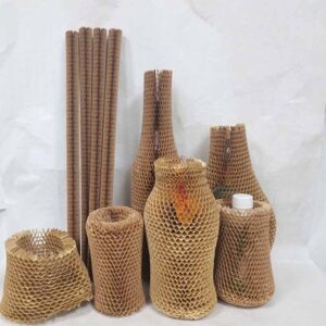 Imported Honeycomb Paper Sleeve Cover Factory Wholesale Protective & Cushioning Material for Bottle & Glass Packaging